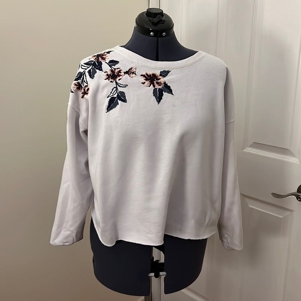 Floral sweater